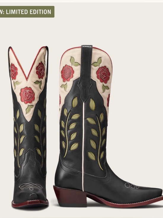 Tecovas Shoes - NEW!!! Tecovas ‘Annie’ Roses Cowboy Western Boot Limited Edition size 8-8.5